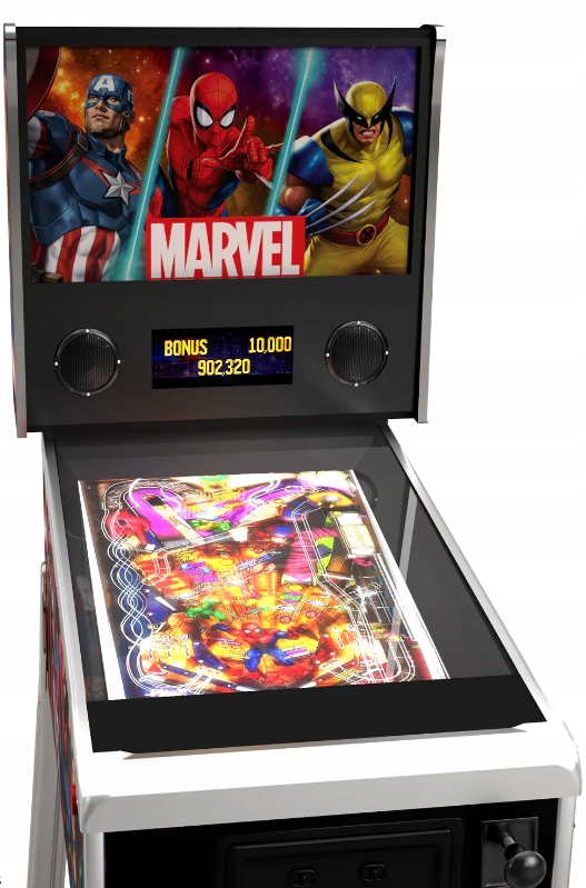 Pinball Flipper Fliper Automat Konsola Arcade Retro Duża 10w1 MARVEL Producent Inna