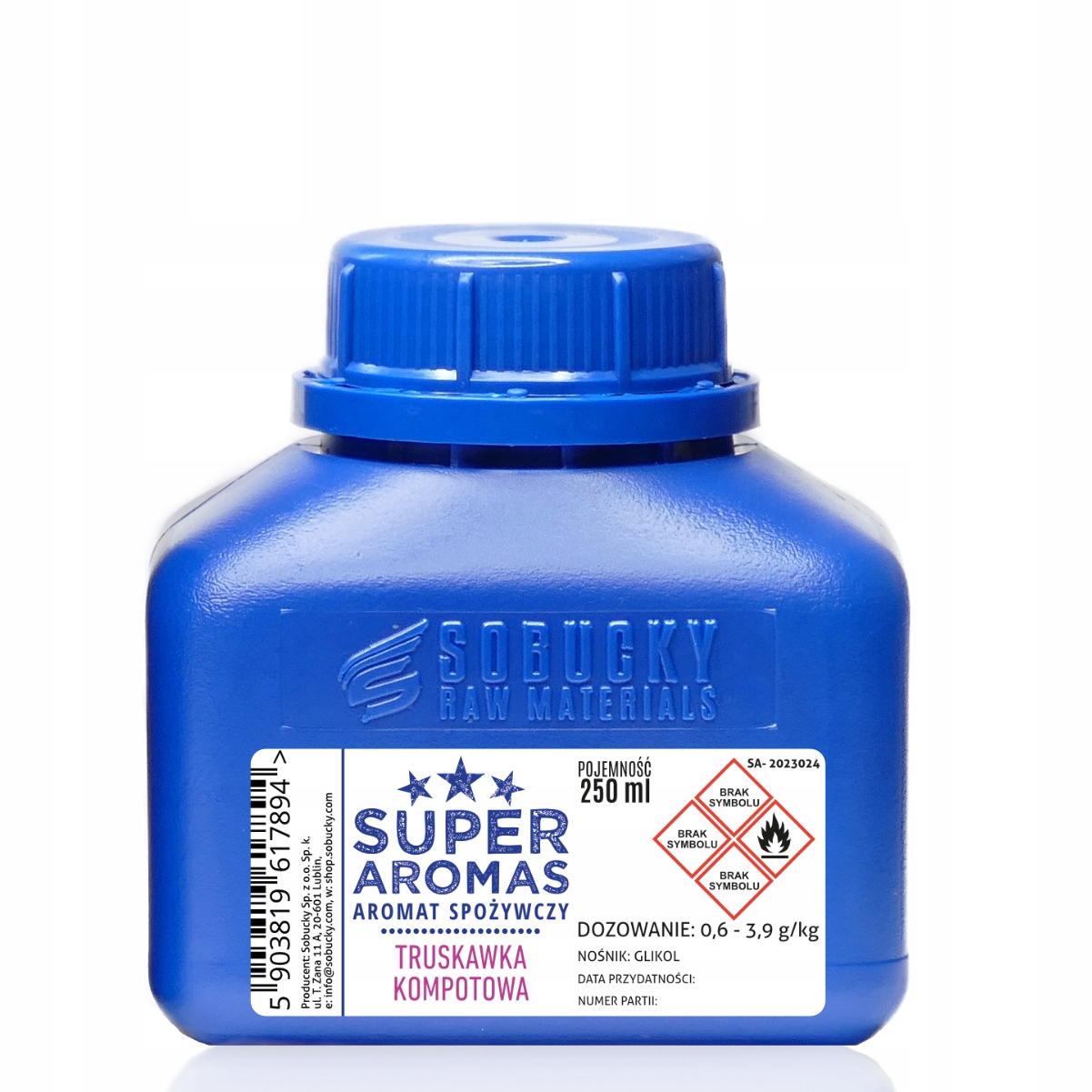 Levně Aromas Potravinářská příchuť Jahoda Kompotová 250 ml