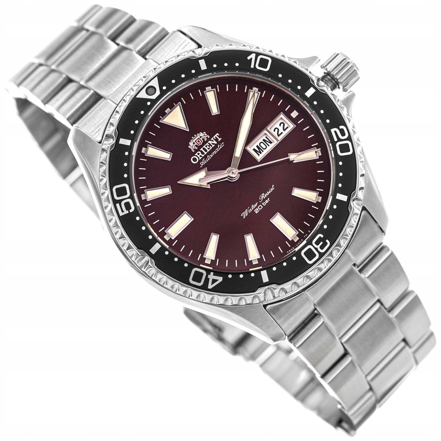 Pánské Hodinky Orient RA-AA0003R39B Kamasu Automatic Stříbrné Na Náramku