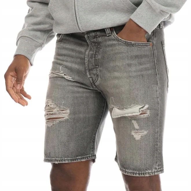 Pánské džínové kraťasy Levi's nad kolena Levis 501 Original velikost 28