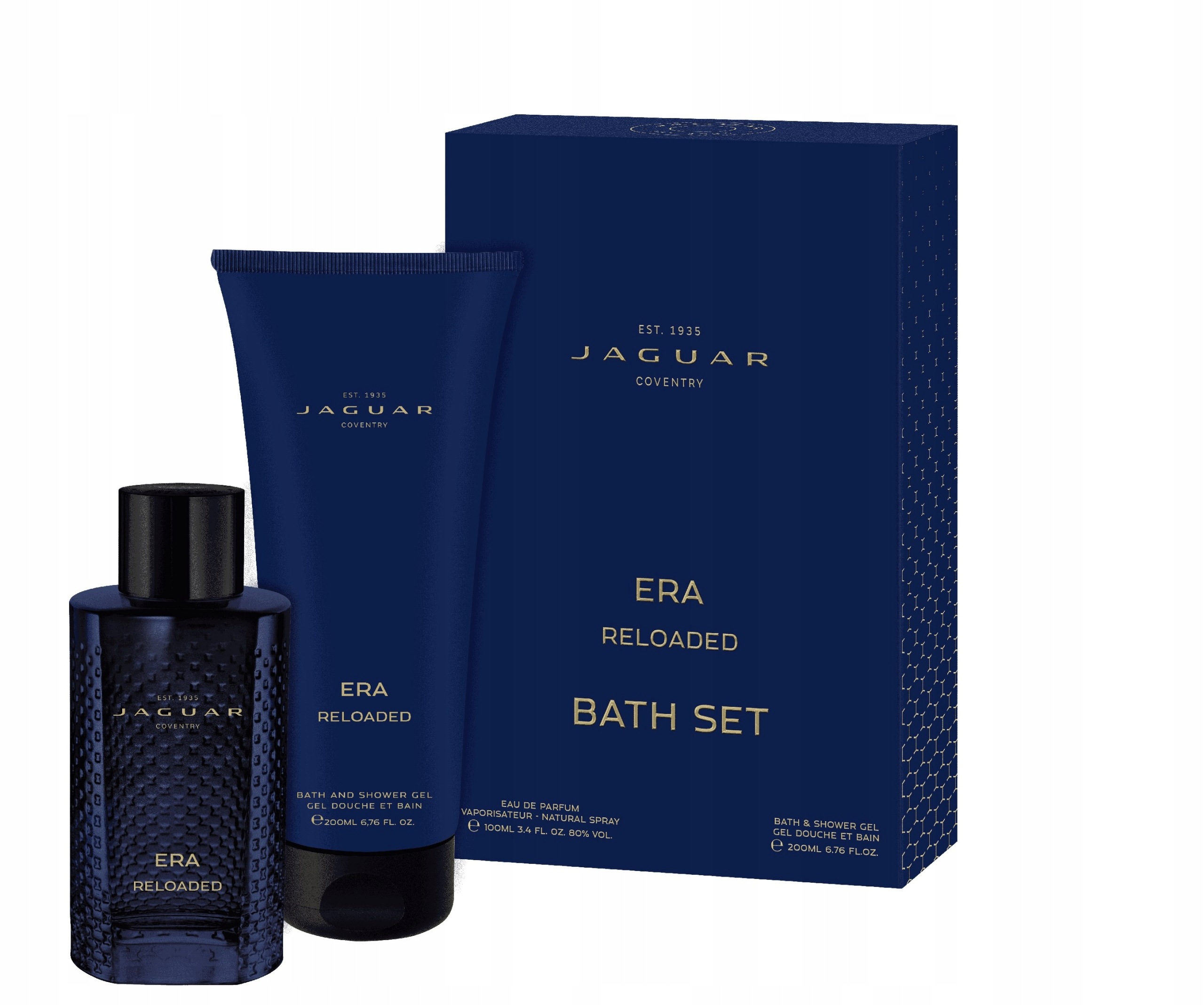 Jaguar Zestaw prezentowy męski Era Reloaded (woda toaletowa 100ml żel pod