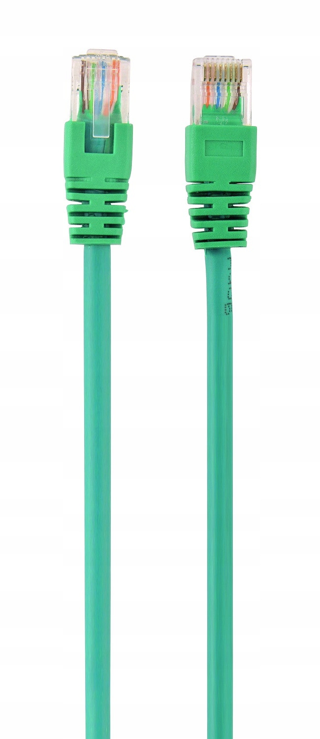 

Kabel sieciowy Lan RJ-45 Utp kat.5e zielony 0,25m