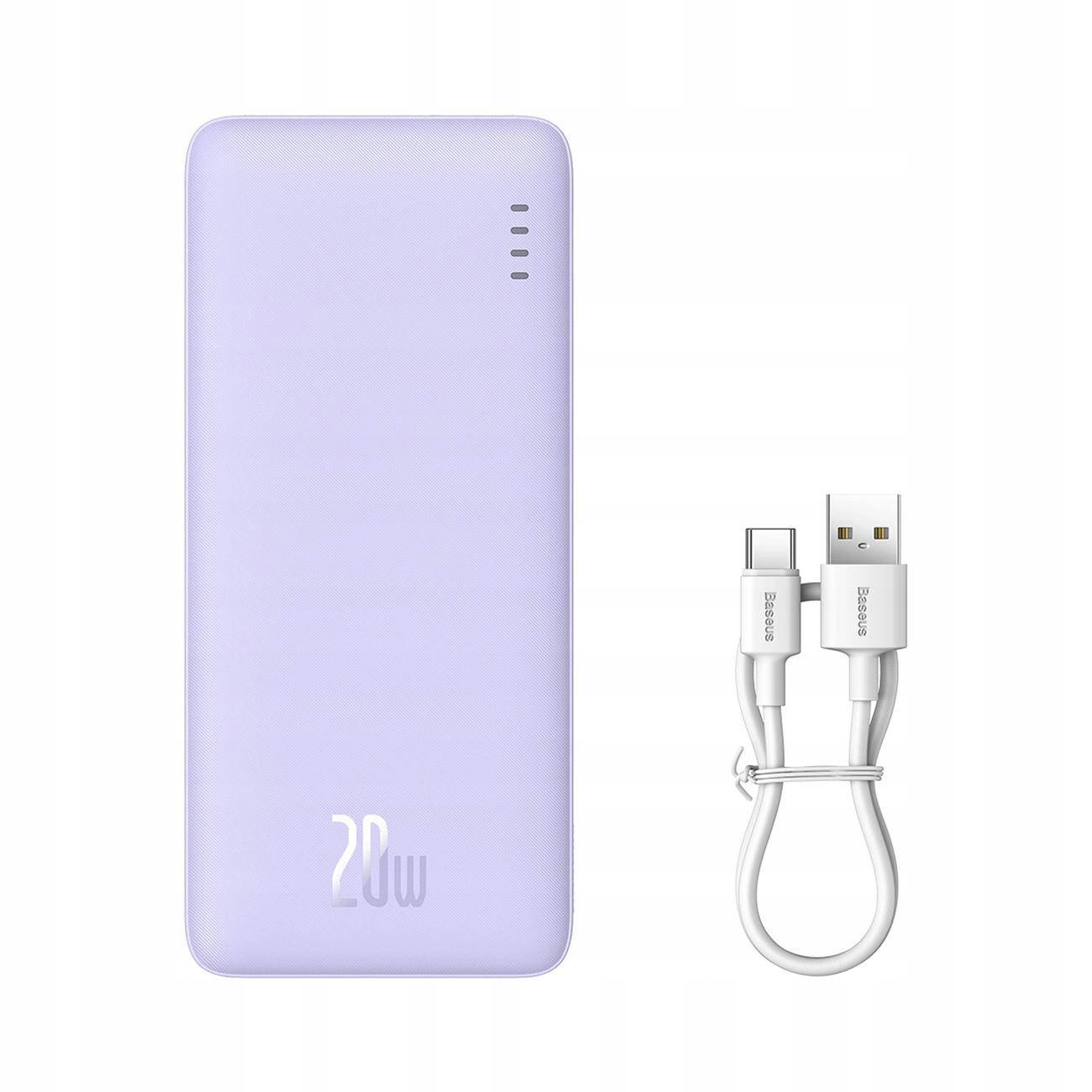 Baseus Airpow Fast Charge Power Bank 10000Mah 20W Nebula Purple