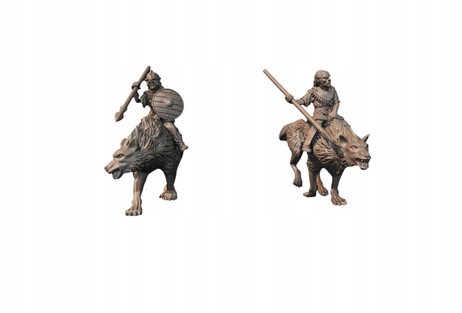 Orc Wolf Riders with Spears - x2