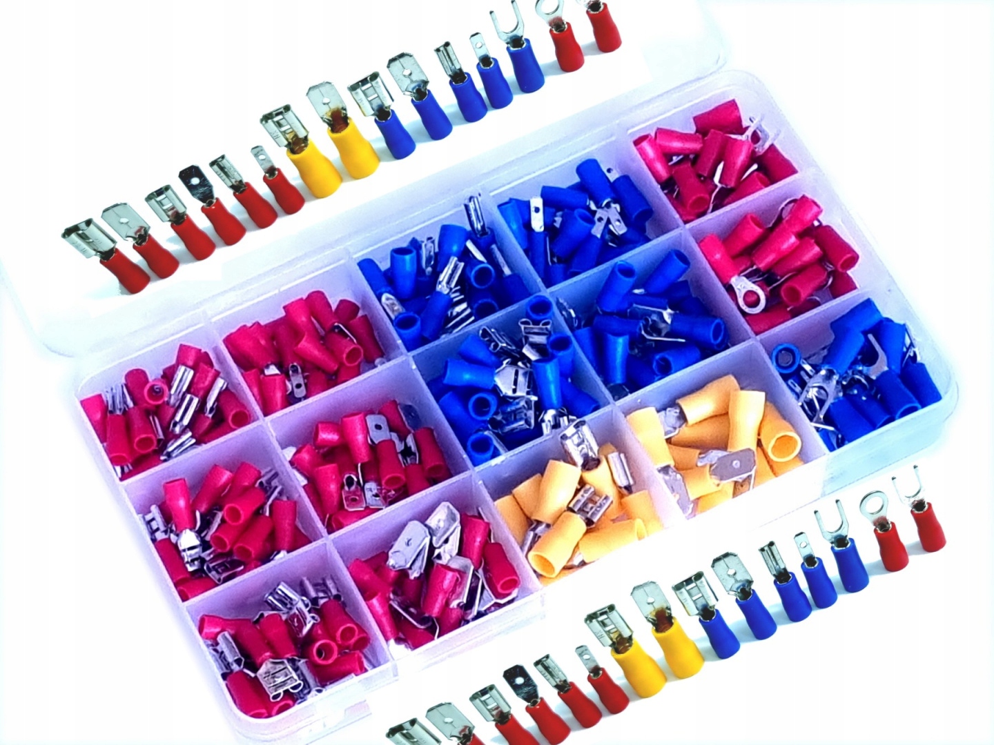 

Konektory Izolowane do Kabli Przewodów 280 szt.