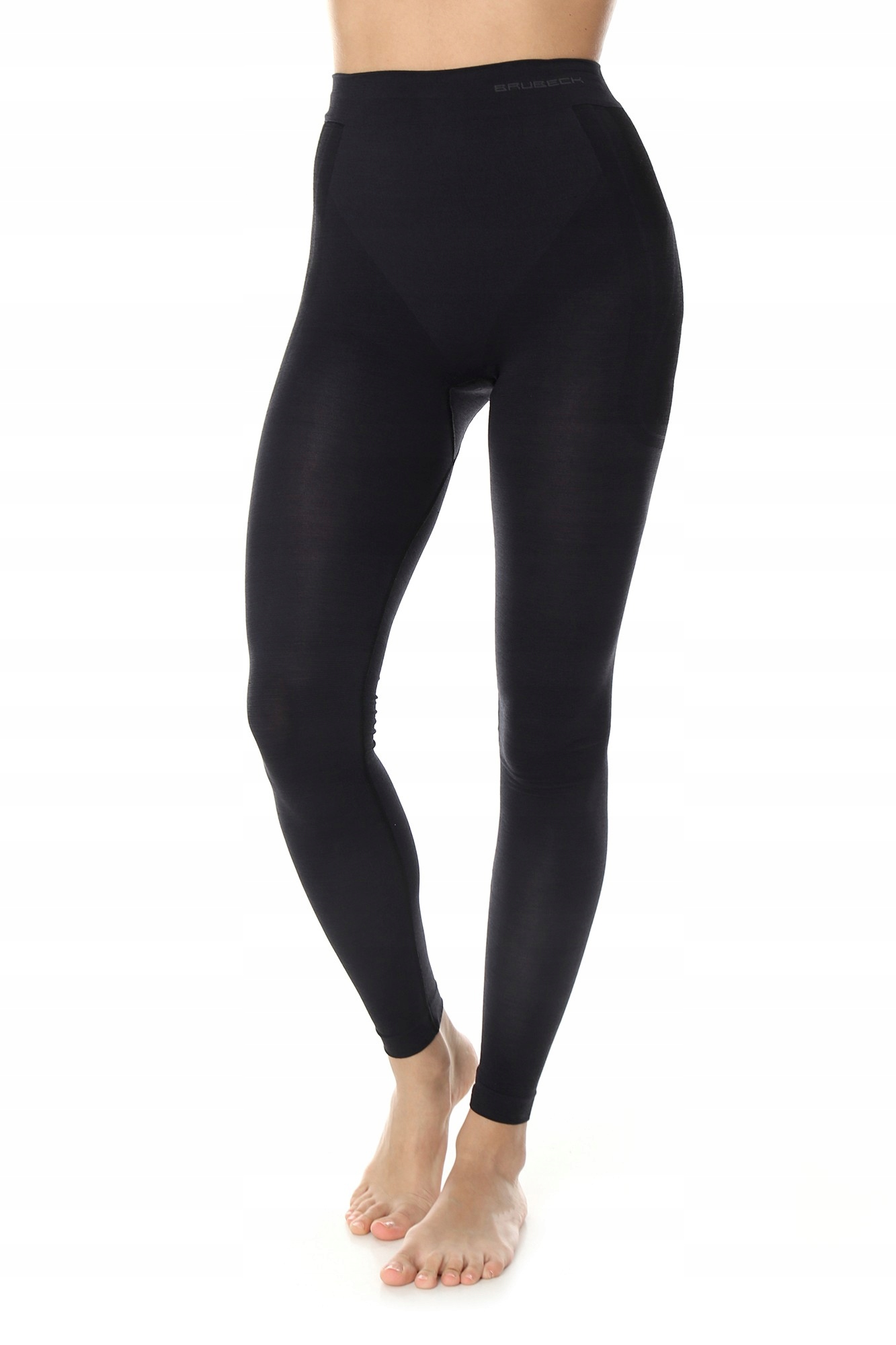DAMSKIE LEGGINSY TERMICZNE MERINO WOOL BRUBECK -M Rozmiar M