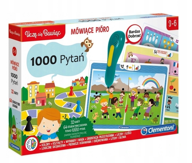 

Mówiące Pióro Elektroniczne Liczby 1000 Pytań