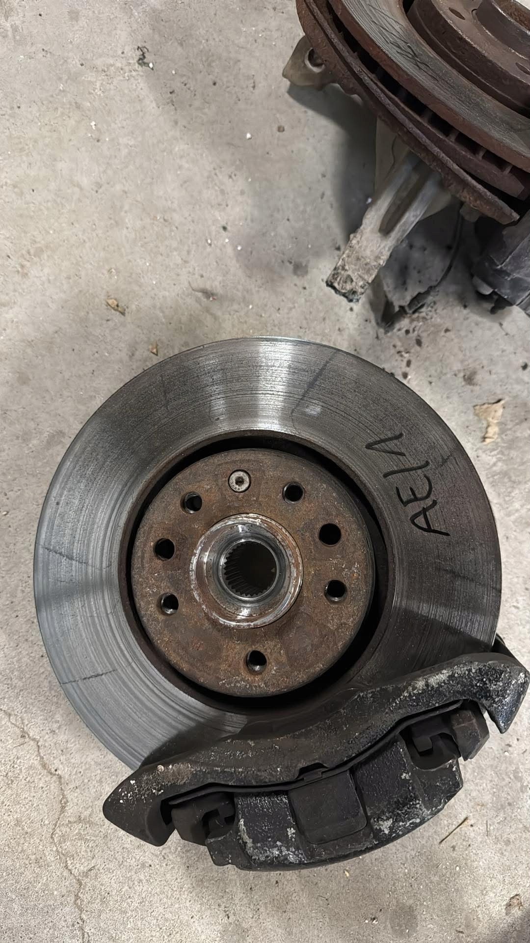 Saab 9-3 93 02-11r caliper left right front SWAP 314mm KOMPLET calipers aero