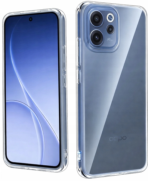 ETUI ULTRA CIENKIE SLIM GUMA SILIKON DO OPPO RENO 15 FS / RENO 15F + SZKŁO