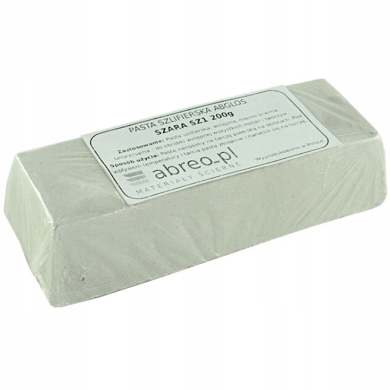 Pasta Polerska Szlifierska Szara 200 Uniwersalna Ścierna