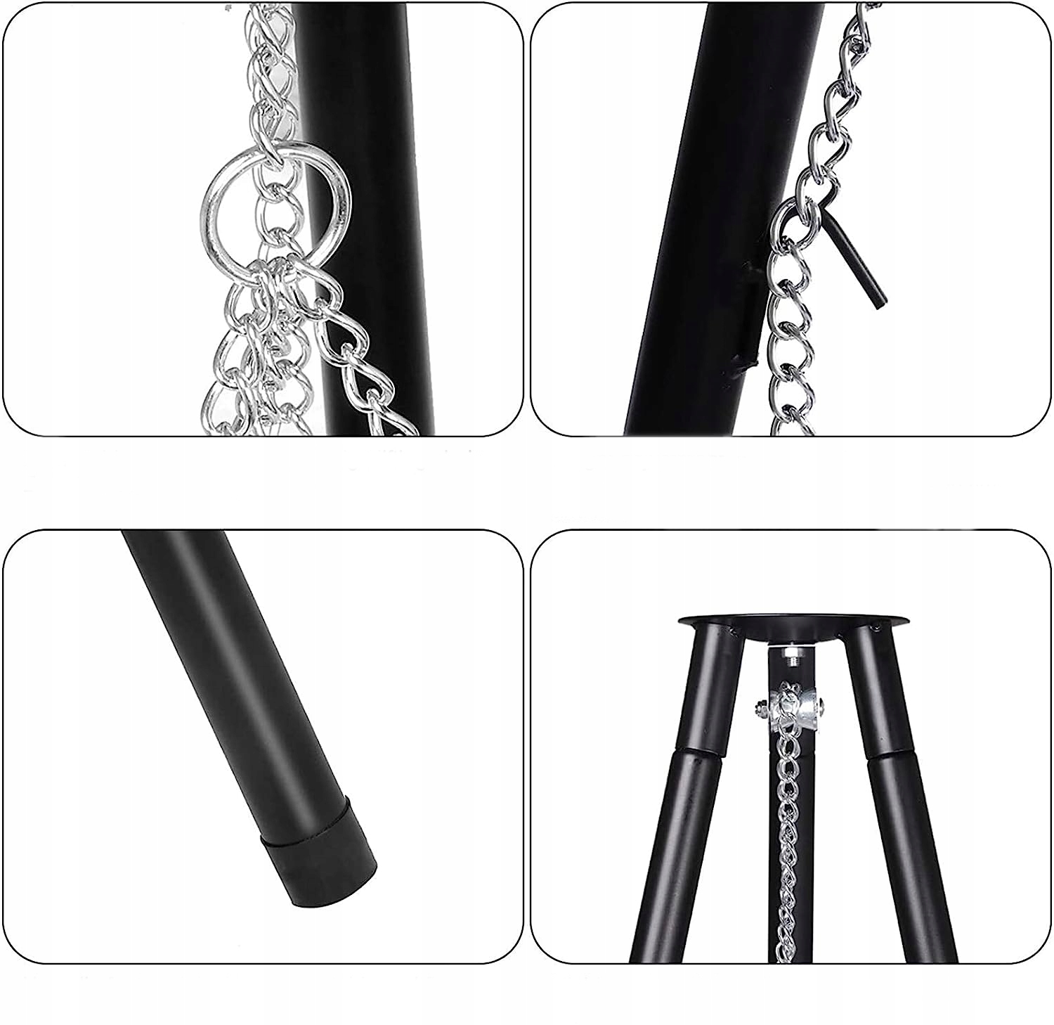 GRILL OGRODOWY WISZĄCY TRÓJNÓG PALENISKO WĘGLOWY Kod producenta G013