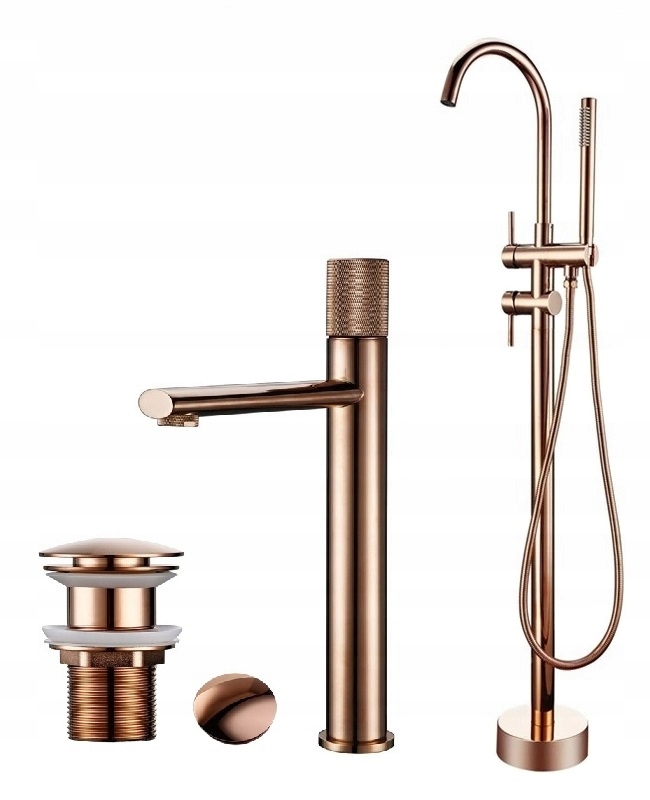 Stojanková vaňová batéria Rose Gold sada