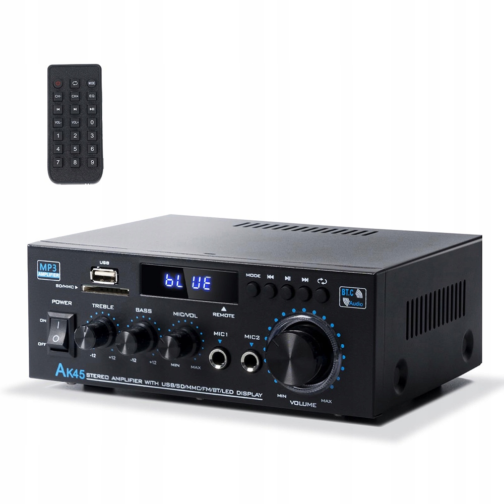 Hifi Zesilovač AK45 Bluetooth Stereo 40W 40W Mini Přehrávač