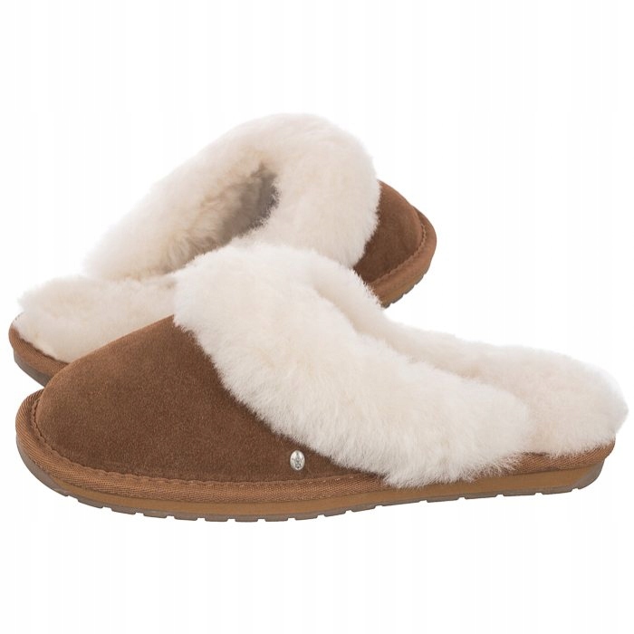 Dámské Papuče Emu Australia Jolie Chestnut W10015 Hnědé