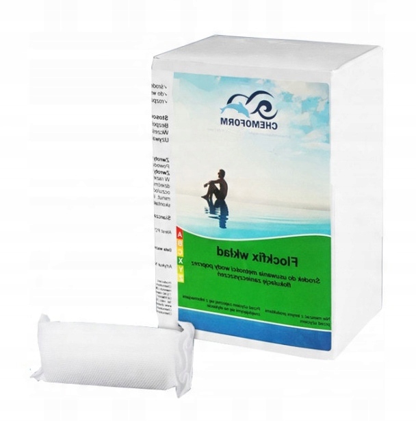 Flock Fix Tabletki Flok Oczyszczanie Mętnej Wody Basen Jacuzi Chemoform 1kg