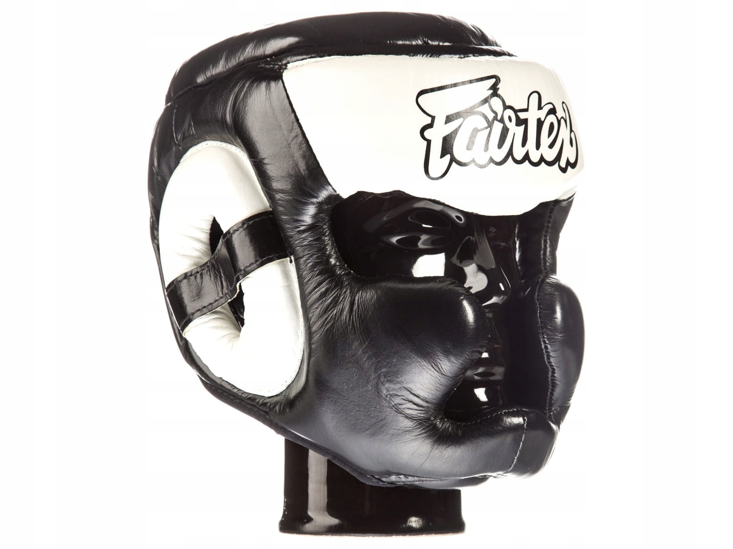 Sparingová Boxerská Přilba Fairtex HG13 (černá/bílá) M