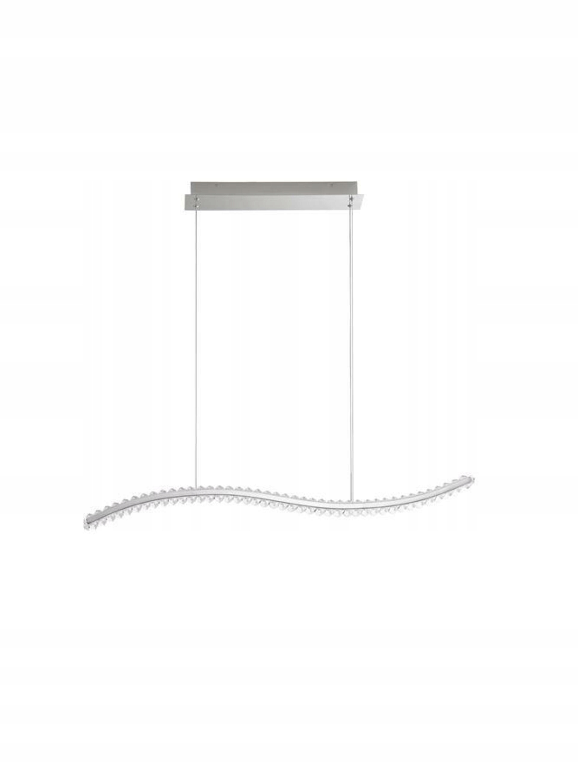 Led závěsné svítidlo Nova Luce Aurelia chrom křišťál 40W 3500K