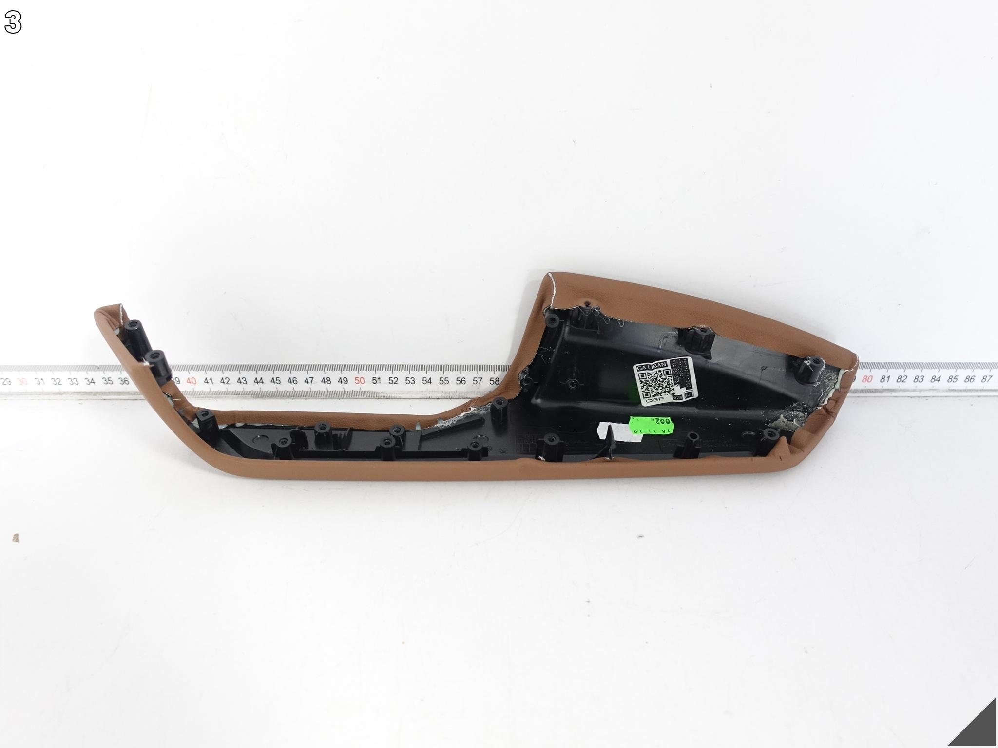 AUDI Q3 83A F3 18-25 armrest bracket door rear part left leather OKAPI 10A