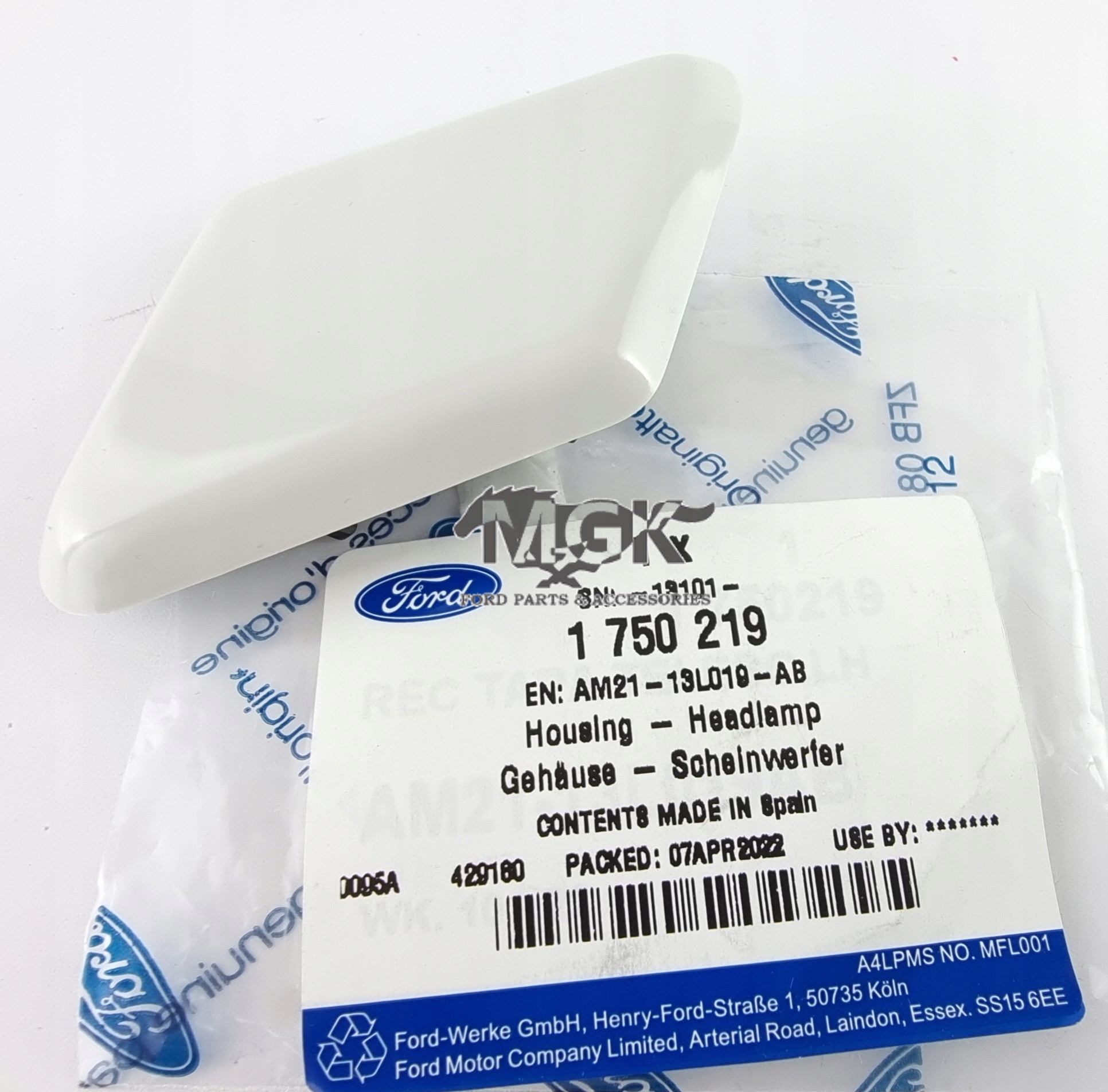 ZAŚLEPKA SPRYSKIWACZA REFLEKTORA LEWA S-MAX ORYGIN Typ samochodu Samochody osobowe