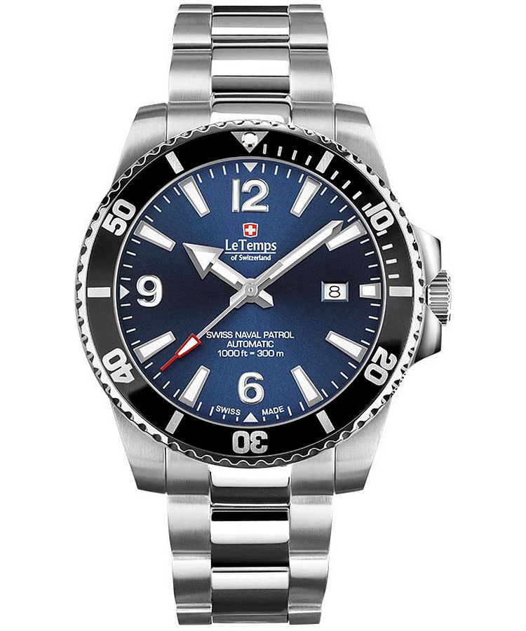 Pánské hodinky Le Temps Swiss Naval Patrol Automatic