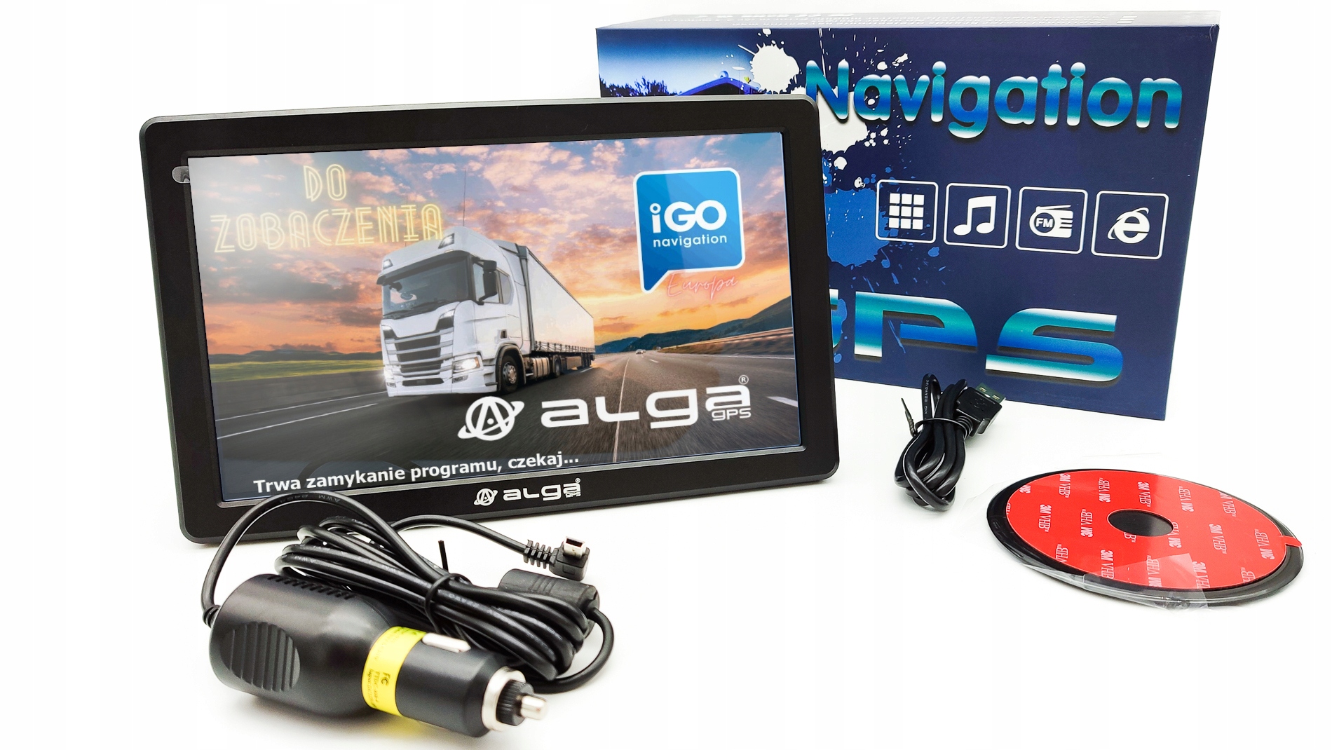 Nawigacja GPS ALGA A9 PRO-512RAM Igo Primo TiR Marka Alga