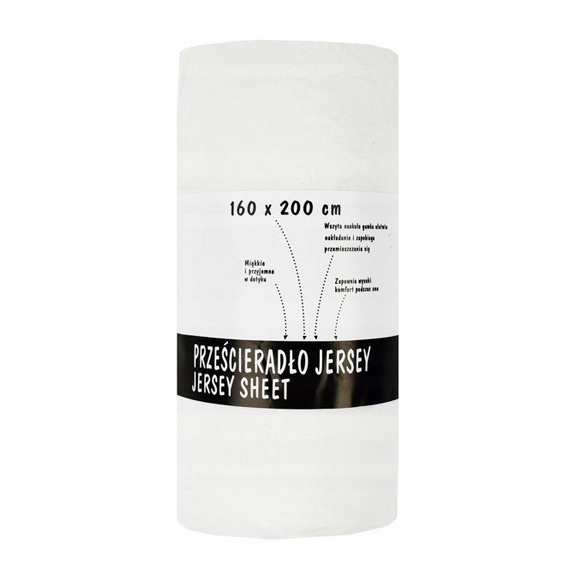 

Prześcieradło Jersey 160X200 Z Gumką Cenowy