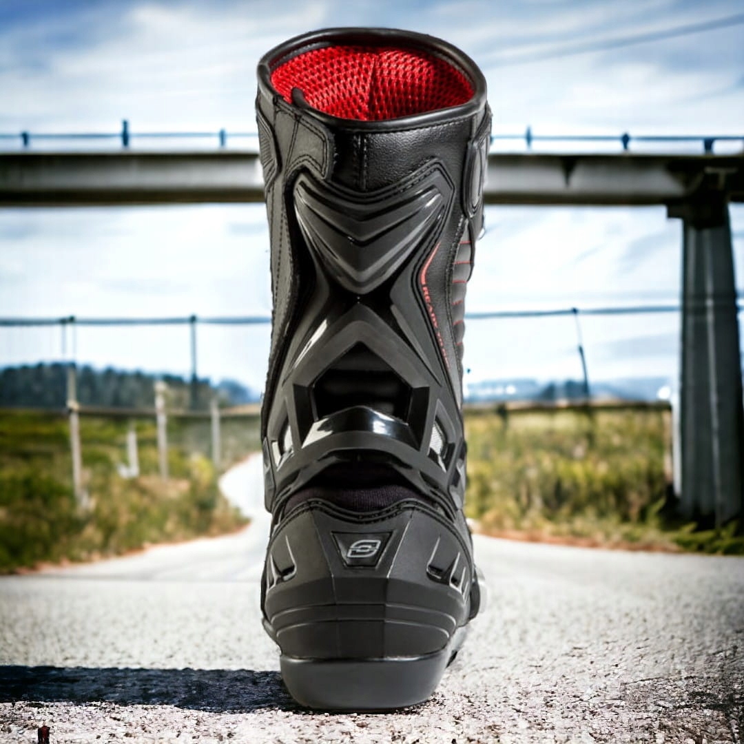 Buty Motocyklowe Skórzane Sportowe Czarne OZONE CIRCUIT II BLACK - 39 Kolor czarny