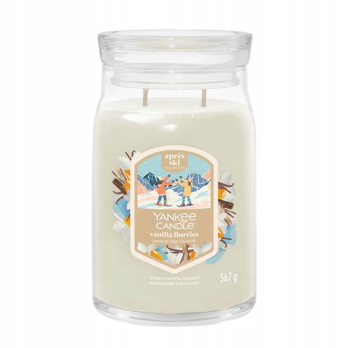 Yankee Candle Vanilla Flurries Velká vonná svíčka