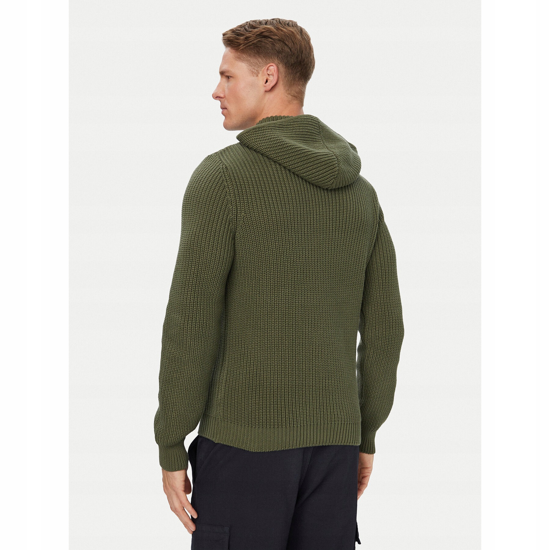 Męskie Sweter 262MA1665UL00409 zielony