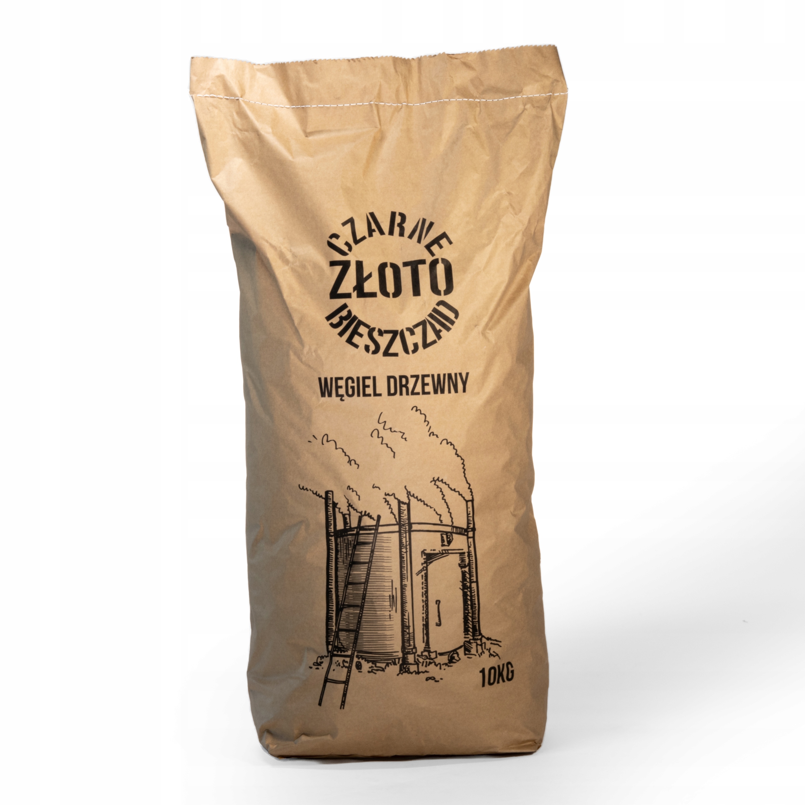 CZARNE ZŁOTO BIESZCZAD WĘGIEL NATURALNY WOREK 10KG