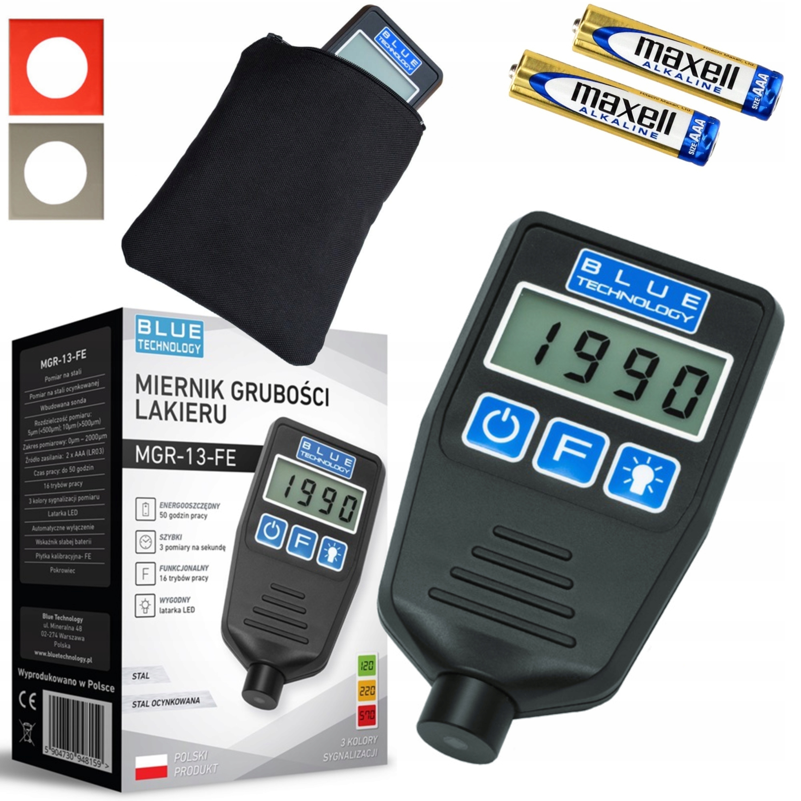 MIERNIK GRUBOŚCI LAKIERU MGR-13-FE