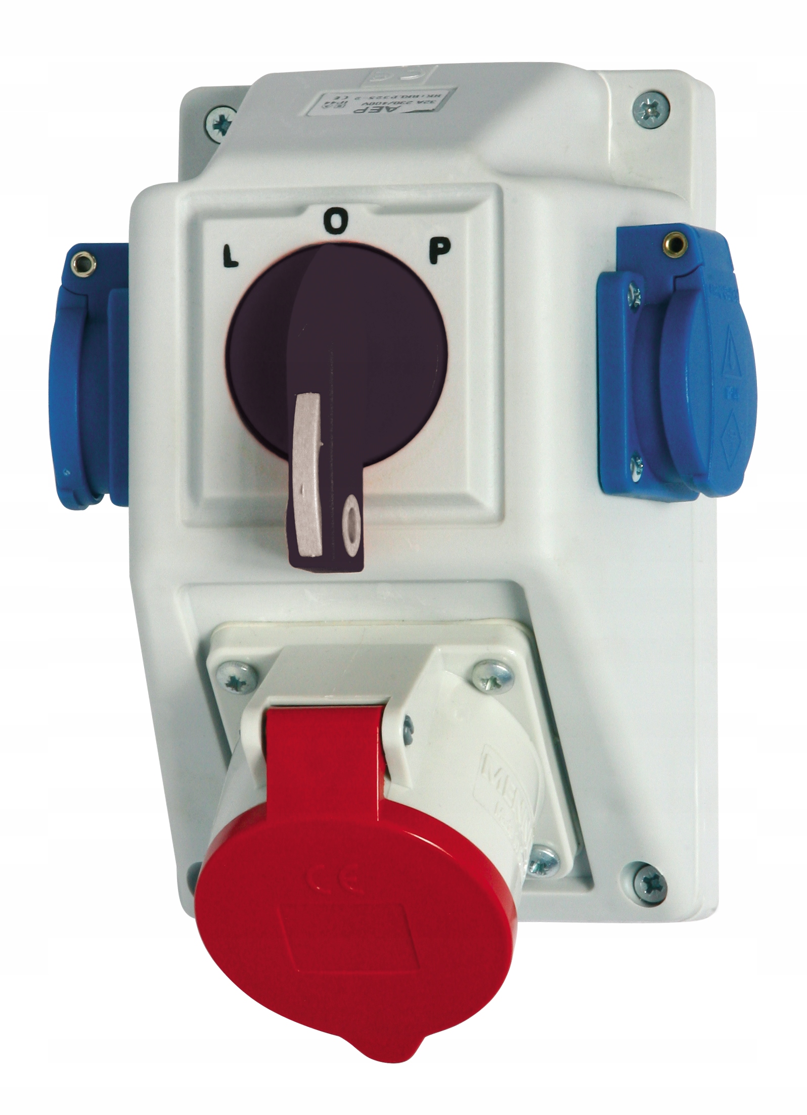 ROZDZIELNICA SKRZYNKA BUDOWLANA WYŁĄCZNIK L0P 32A