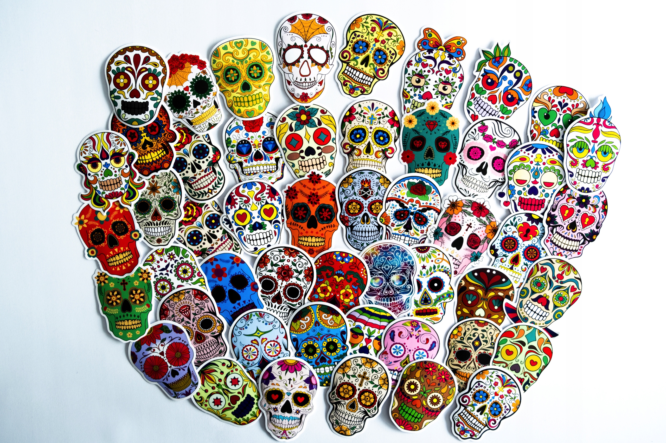 

MIX Naklejek Sticker Bomb Naklejka 50 Szt Czaszki