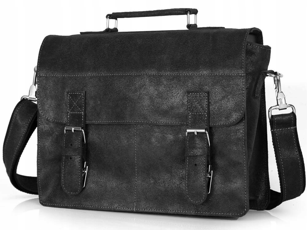Polská Kožená Pánská Taška Přes Rameno Solome Kabelka Přes Rameno Aktovka Na Notebook