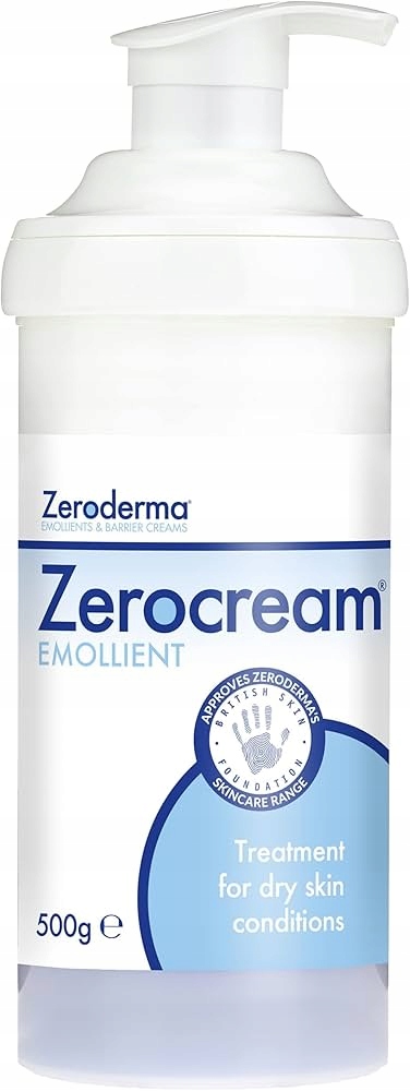Zeroderma Zerocream Emollient krem, sucha skóra, łuszczyca, egzema 500g
