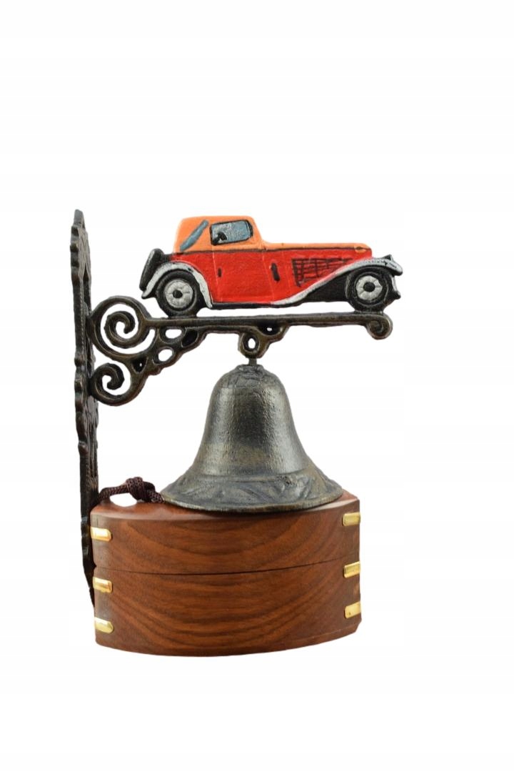 Żeliwny Dzwonek Dzwon Do Domu Autko Auto