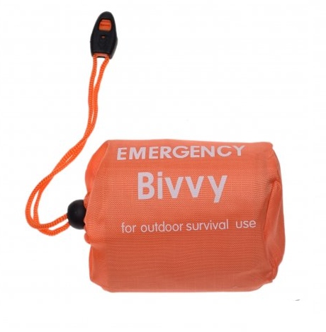 Śpiwór awaryjny do kufra motocyklowego Bivi Pomarańczowy