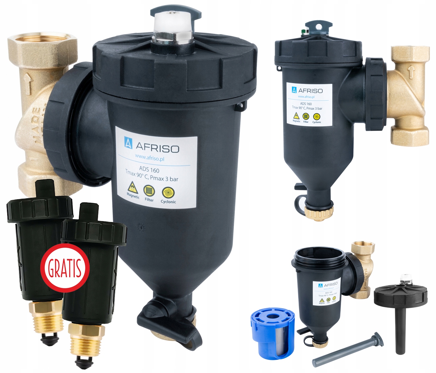 

Magnetyczny Separator Zanieczyszczeń Afriso ADS160