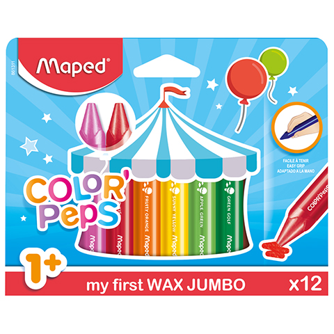 

Pierwsze kredki świecowe 12 kolorów 12m+ rocznego