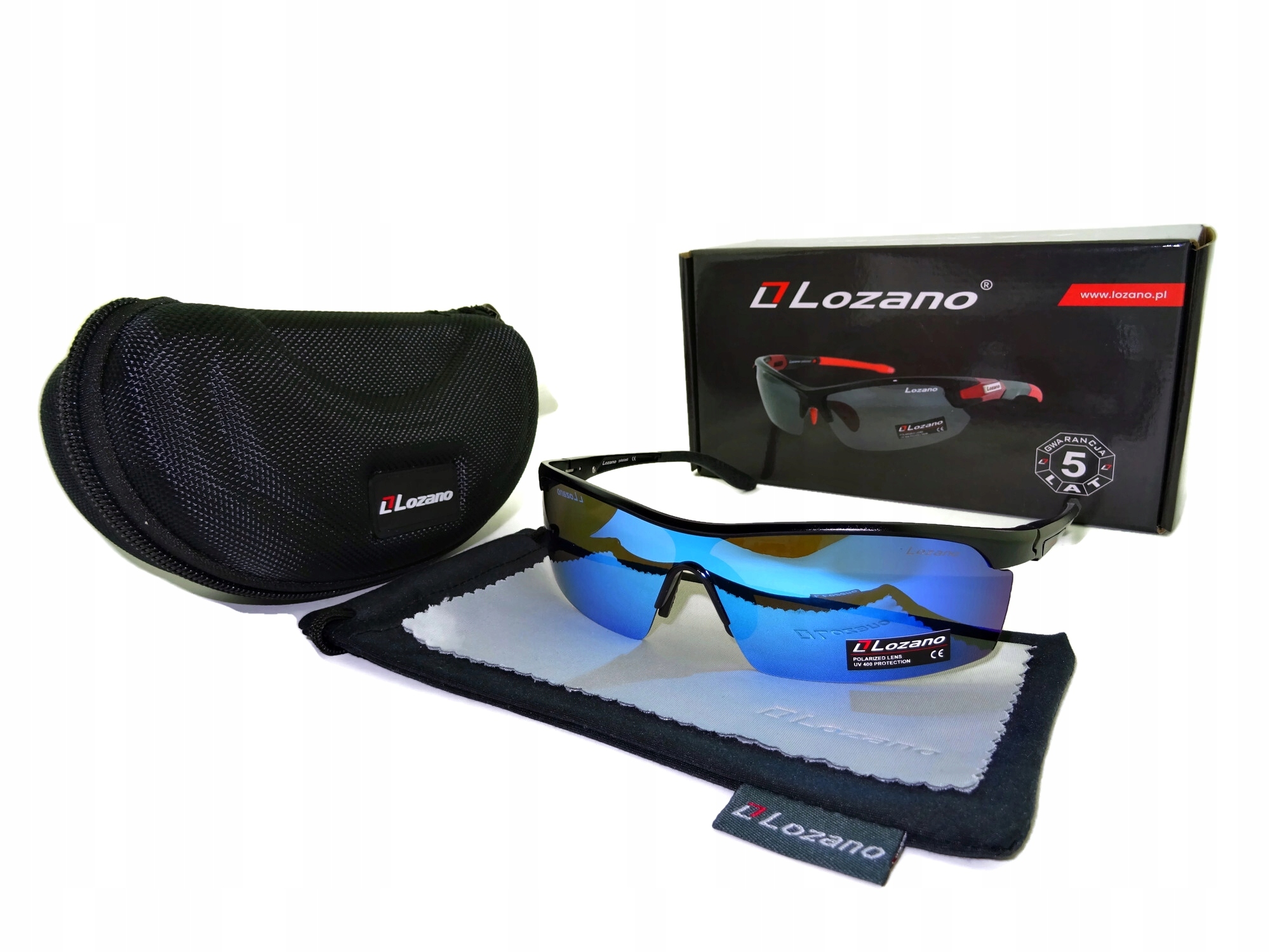 Sluneční Brýle Zrcadlovky S Polarizací Sada Do Auta S Pouzdro