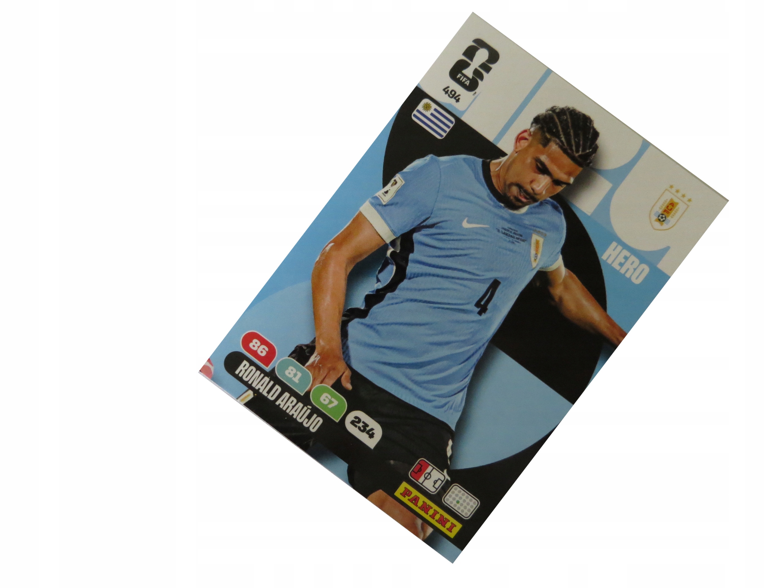 Panini Fifa World Cup 2026 Karta Piłkarska Hero 494 Ronald Araujo Urugwaj
