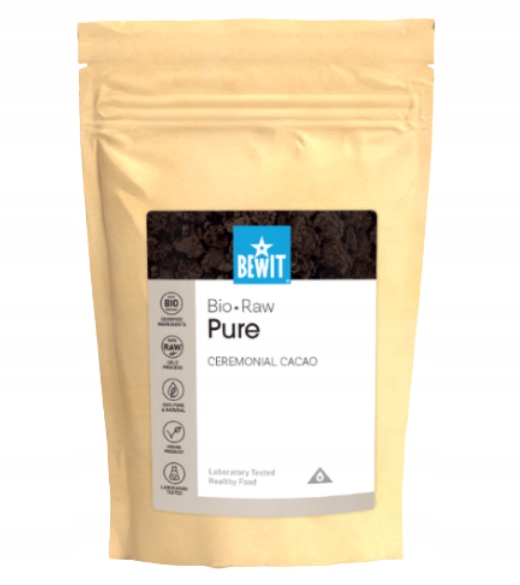 Bewit Ceremoniální kakao Pure, Bio Raw 1000 g
