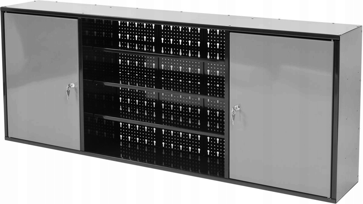 SZAFKA WARSZTATOWA METALOWA WISZACA 158 x 63 cm