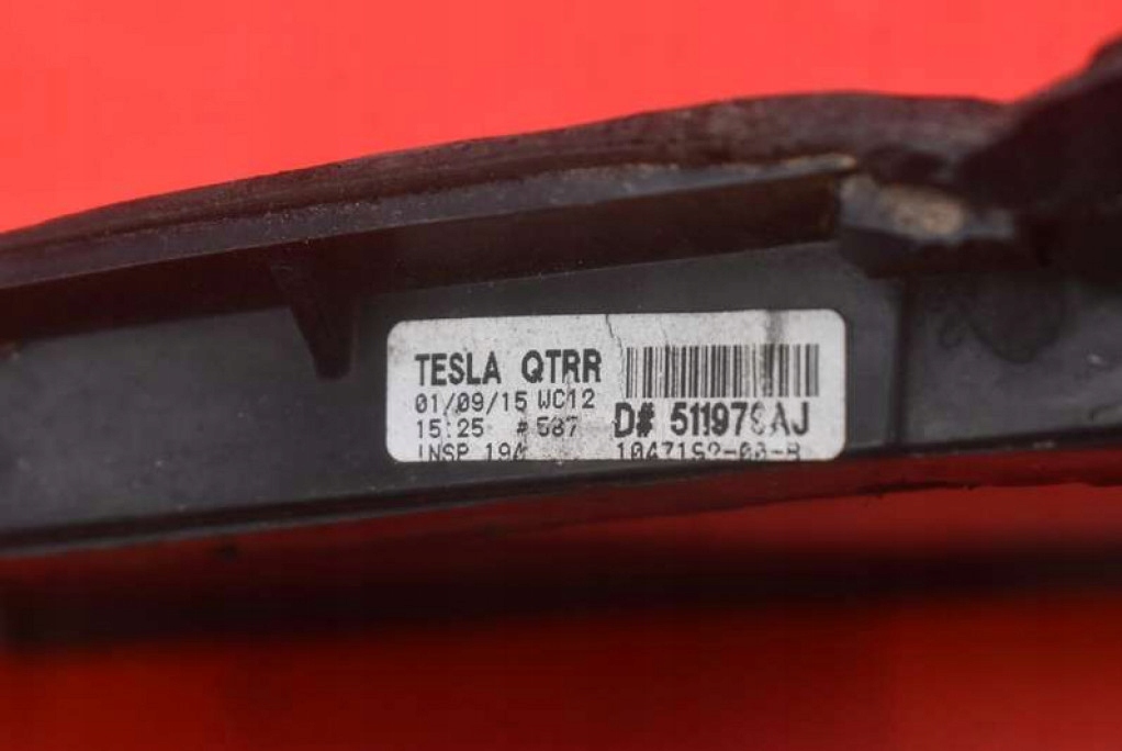 window bodywork right rear part TROJKATNA TESLA MODEL S 12-20