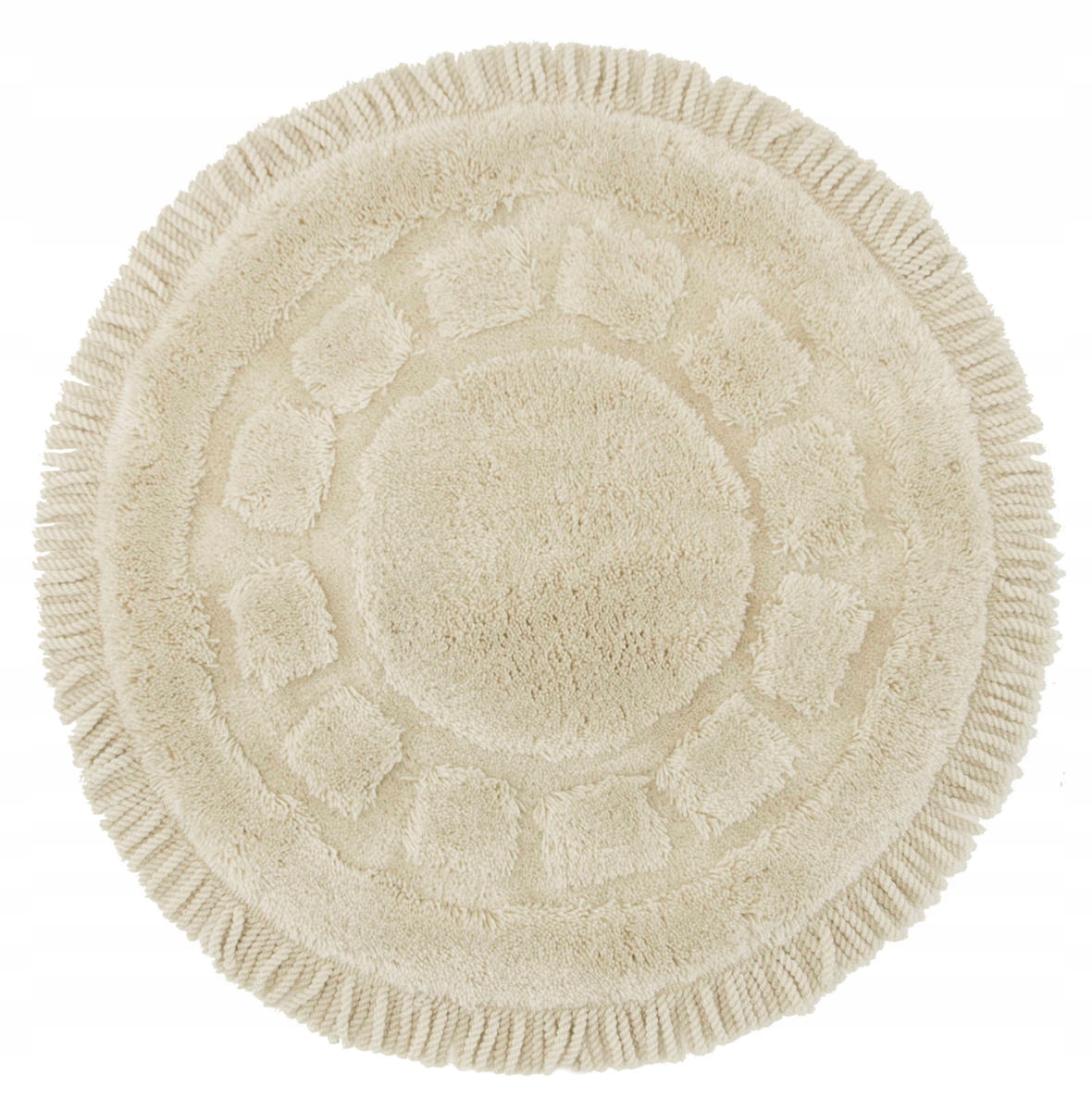 

śr. 90 cm Okrągły Miękki Dywanik Łazienkowy Jarpol