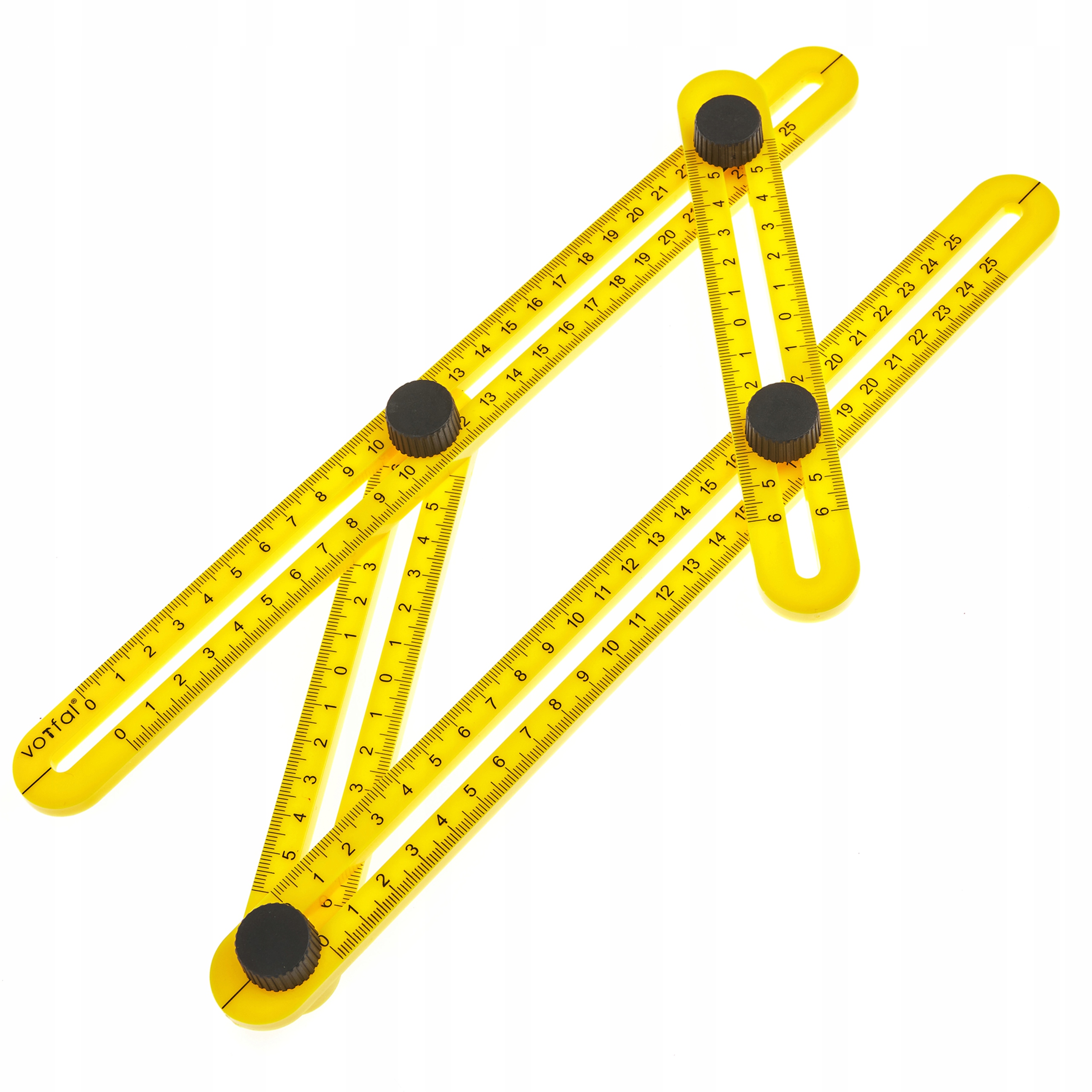 

Kątownik Templater Wielofunk Linijka Miarka Kątowa