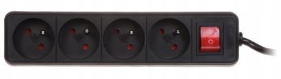 LISTWA ZASILAJĄCA PR-1.5M-4G-SW/B (4 GNIAZDA) 1.3 m Marka Blow