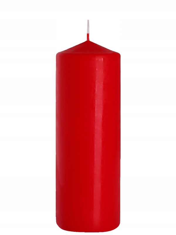 

Świeca walec 80/250 czerwony