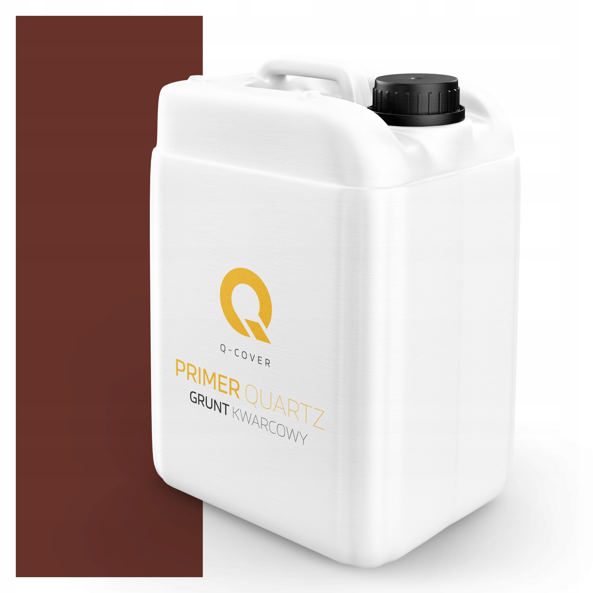 Křemenná Půda Pod Omítku Hnědá Červená Ral 8012 7,5KG Polský Výrobce