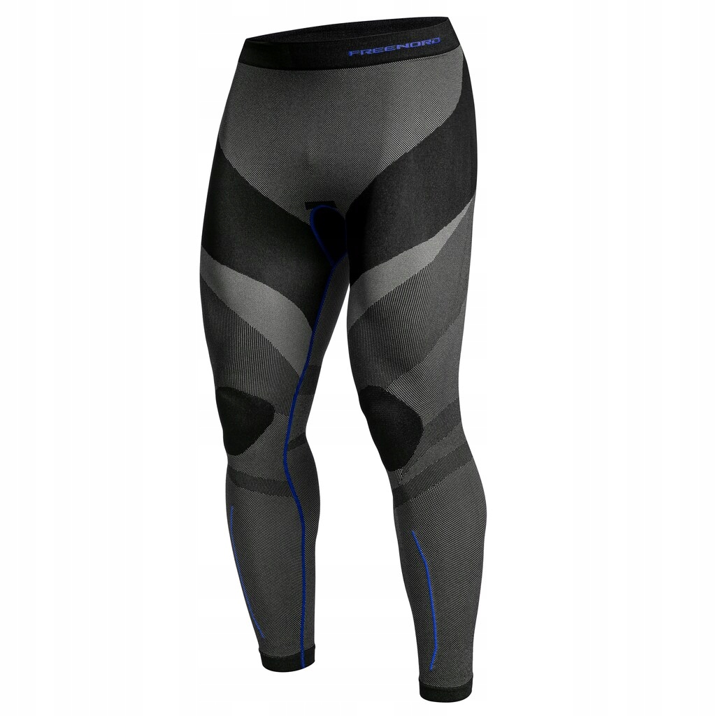 Legginsy termoaktywne męskie FreeNord Drytech Black/Blue M